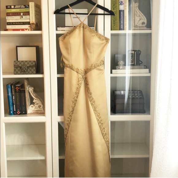 custom Dresses & Skirts - 🌟 HOST PICK 🌟 Gold Gown with Beading Custom-made